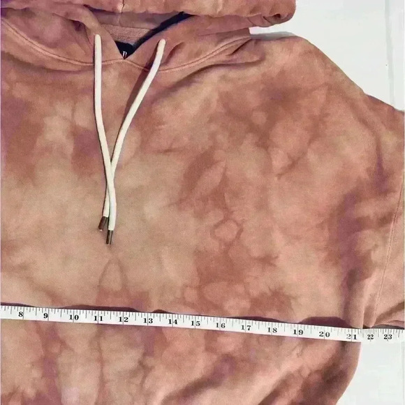 GAP Vintage Soft Cropped Hoodie in Pjnk Tie Dye, Women’s Size Small - Picture 5 of 11